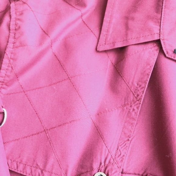 Jeansian cranberry button up. CLEAN!!! - Picture 4 of 10